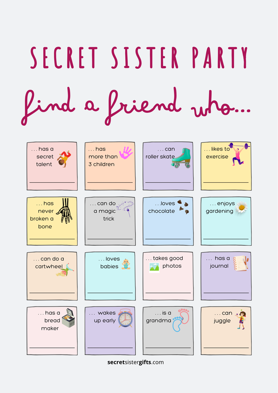 Social Party Game for Secret Sisters