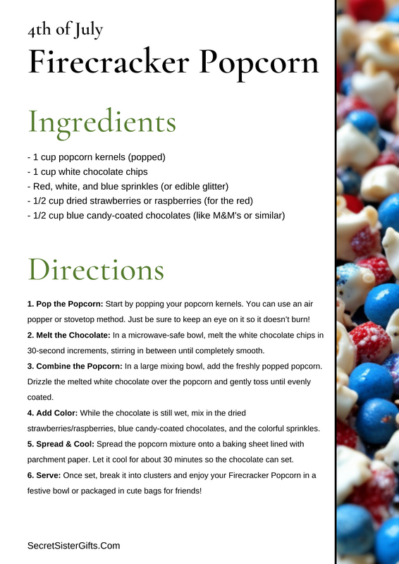 4th of July Firecracker Popcorn Recipe