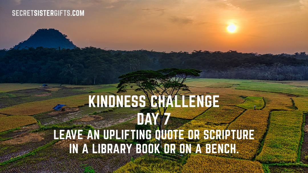 Kindness Challenge Day 7