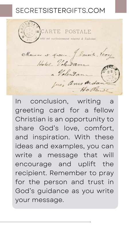 What to write in a card? (for Christians)