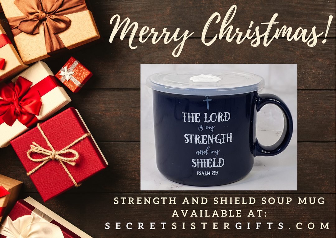 Strength and Shield Soup Mug