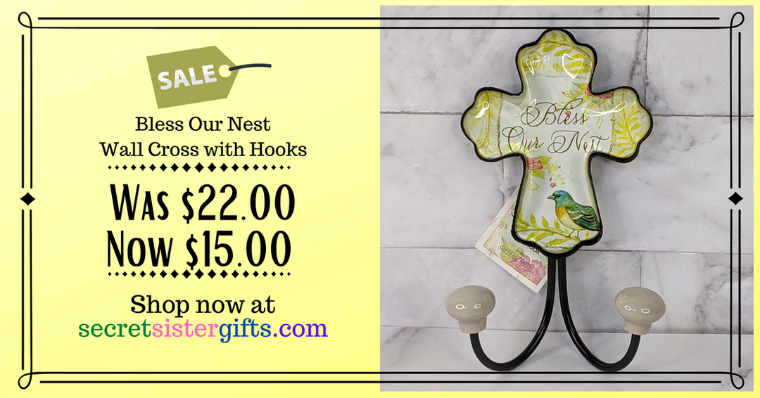 Bless Our Nest Wall Cross Secret Sister Gift Idea