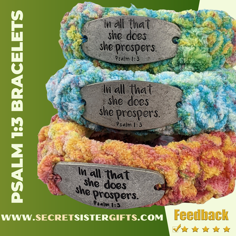 Psalm 1:3 Bracelet, In All That She Does She Prospers