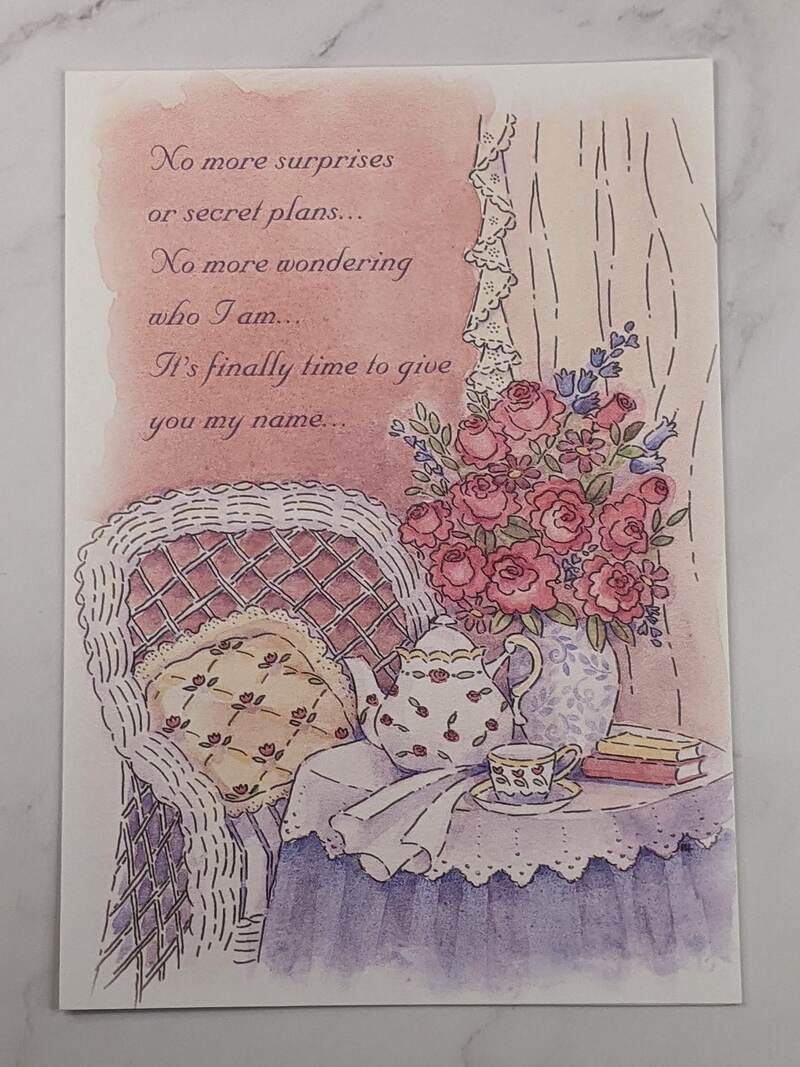 Secret Sister - Reveal Identity Card