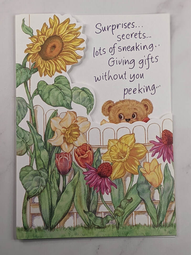 Secret Sister Identity Reveal Card