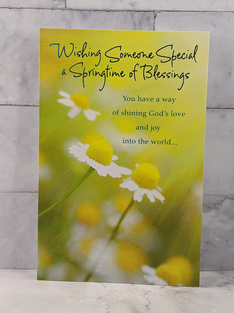 Springtime of Blessings Easter Card