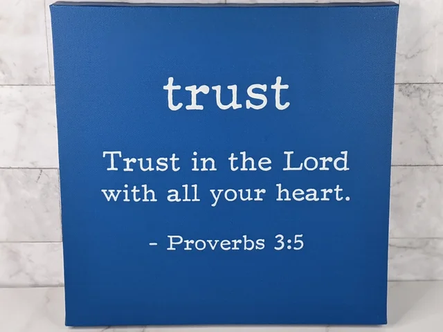 Trust In The Lord