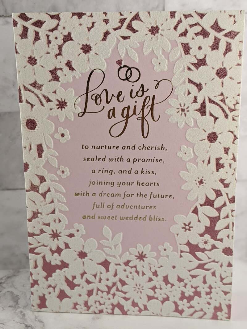 Love is a Gift Wedding Card