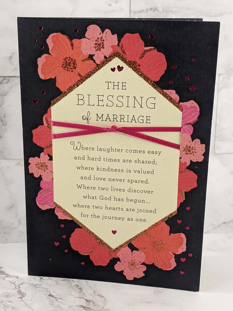 The Blessing of Marriage Card