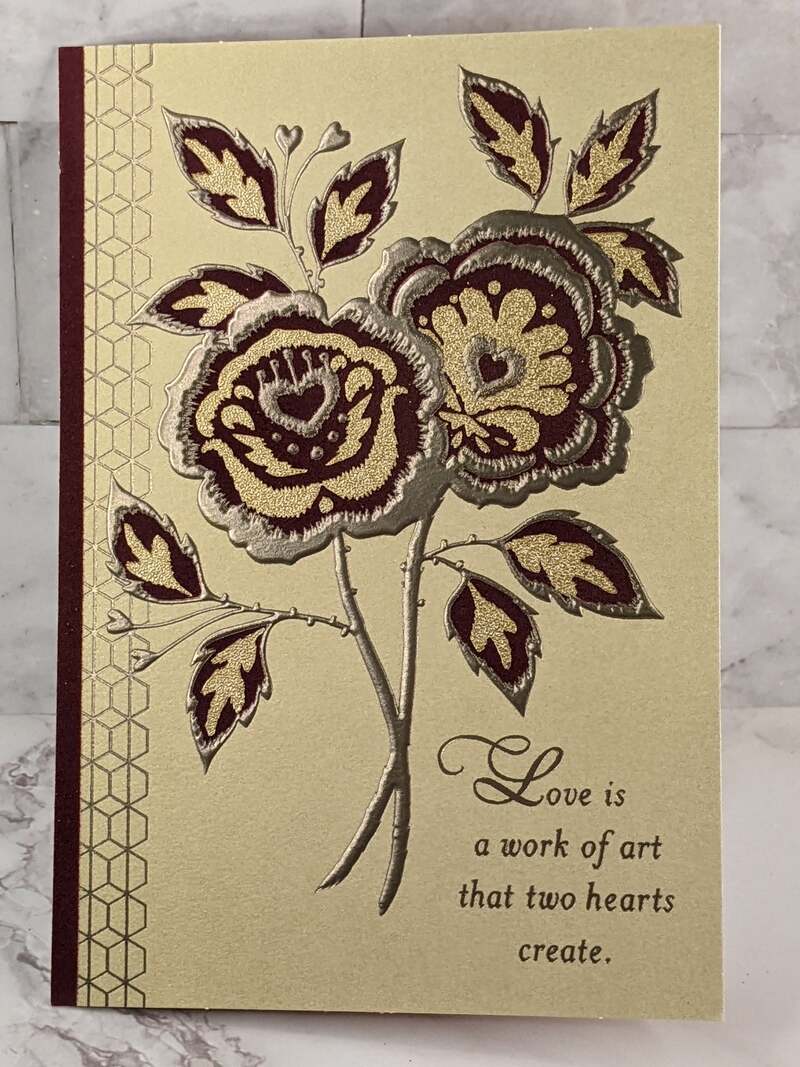 The Love You Share Anniversary Card