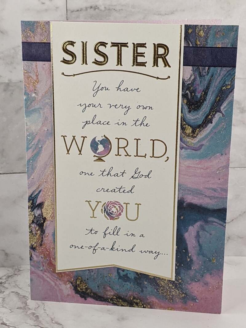 Sister Happy Birthday Card