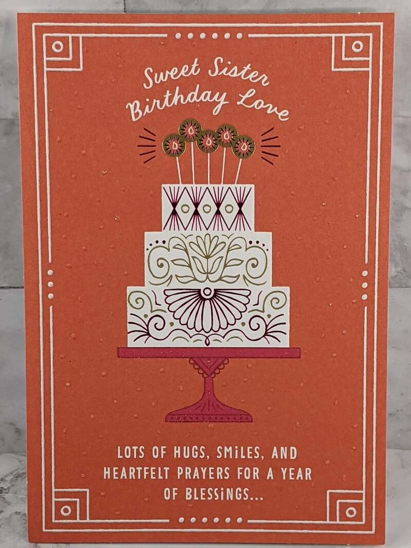 Sweet Sister Birthday Card