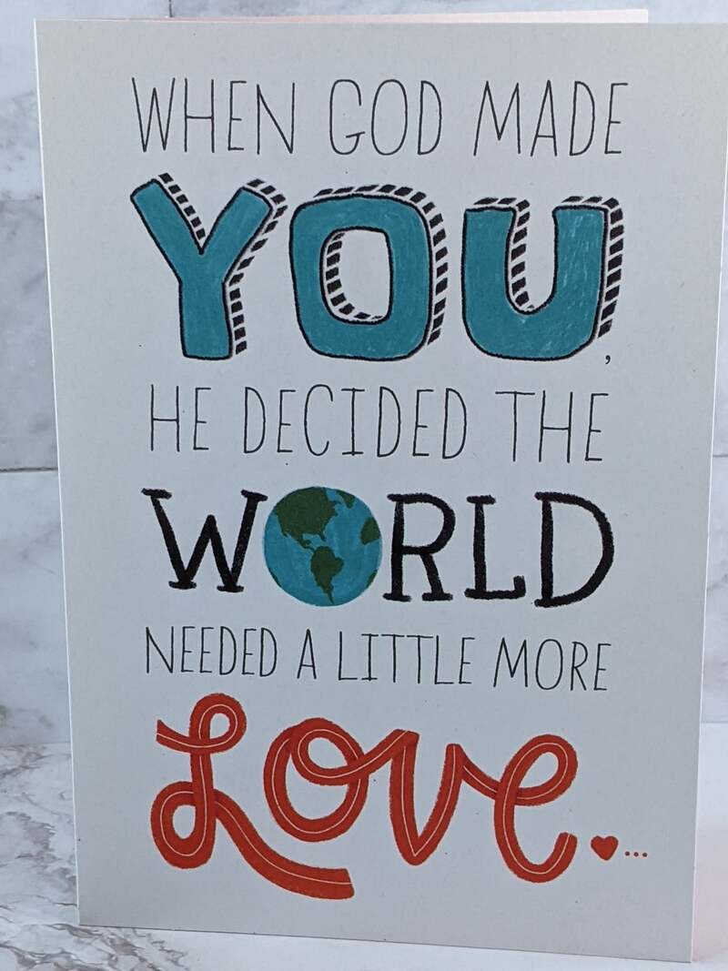 More Love Birthday Card