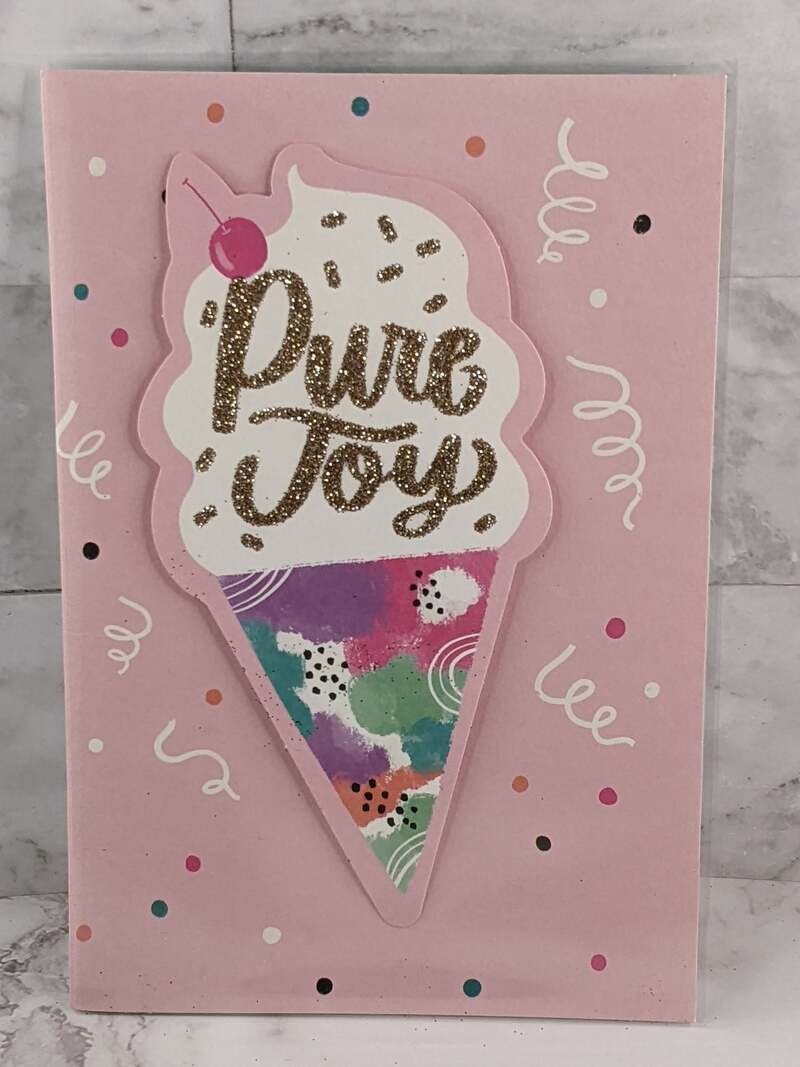 Pure Joy Birthday Card
