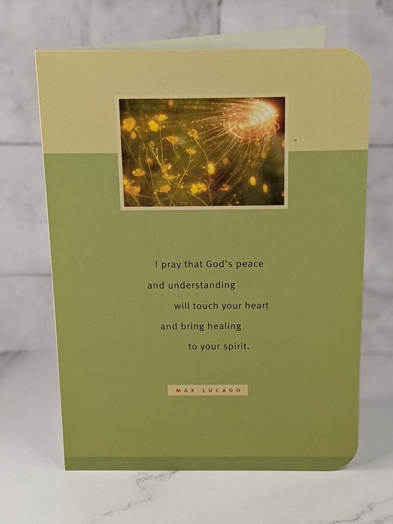 I pray that God's peace...