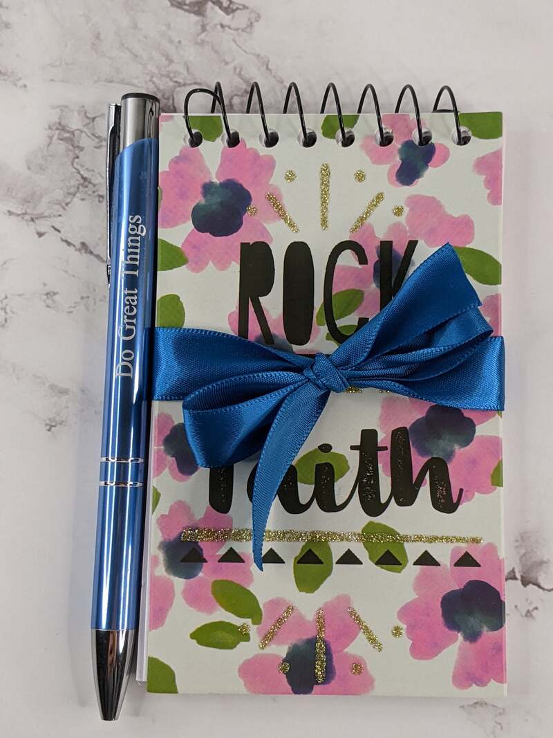 Rock Faith Notebook and Pen