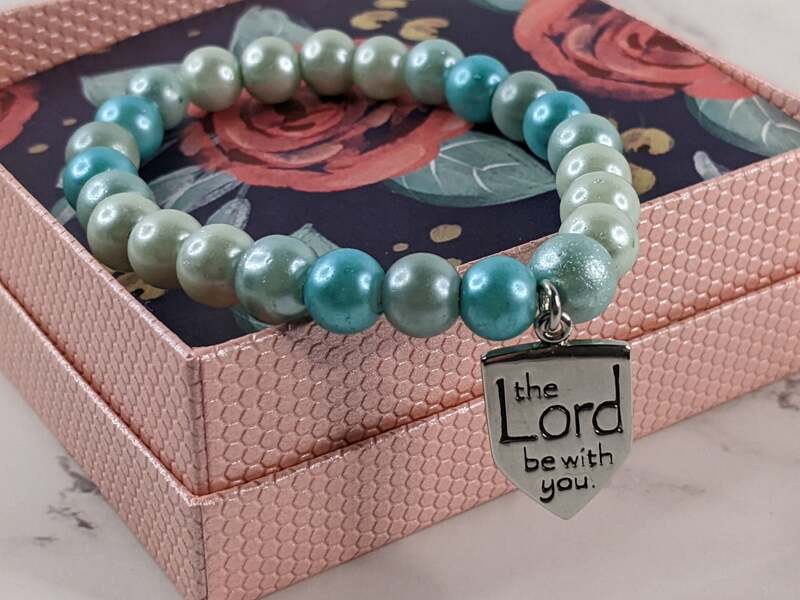 The Lord Be With You Shield Bracelet