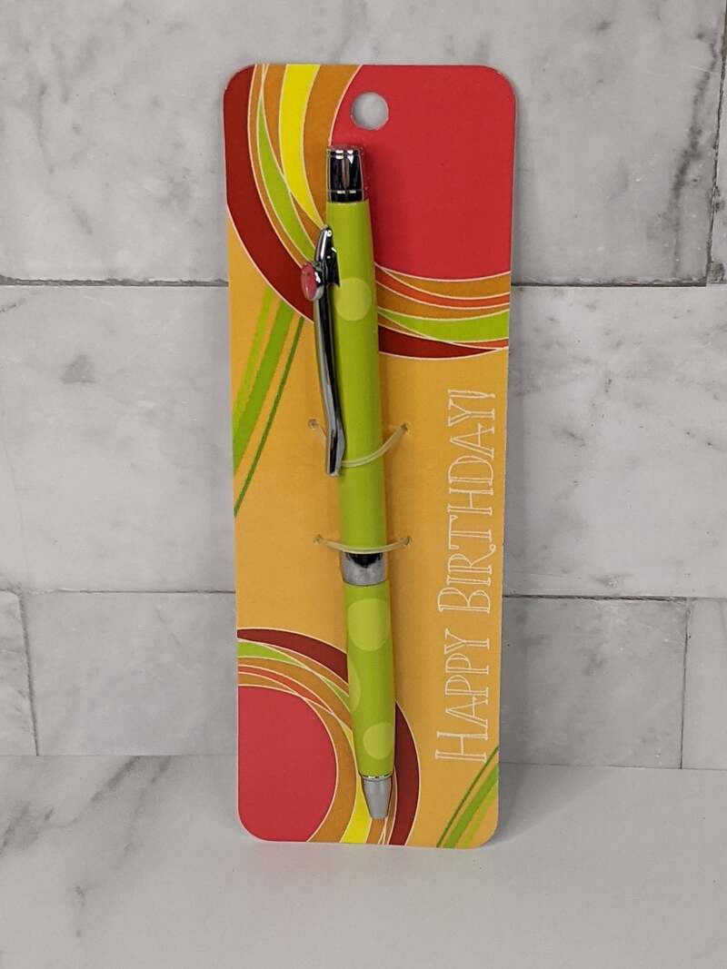 Happy Birthday Bookmark & Pen