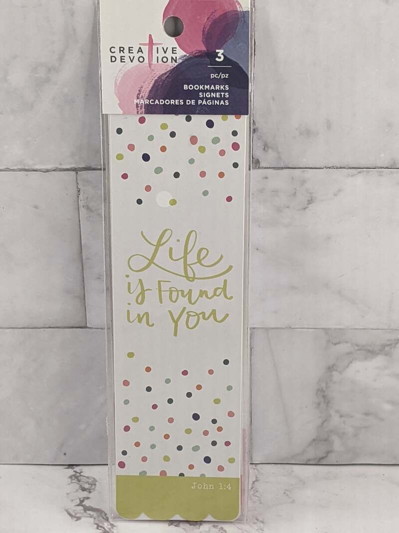 Pack of 3 Inspirational Bookmarks