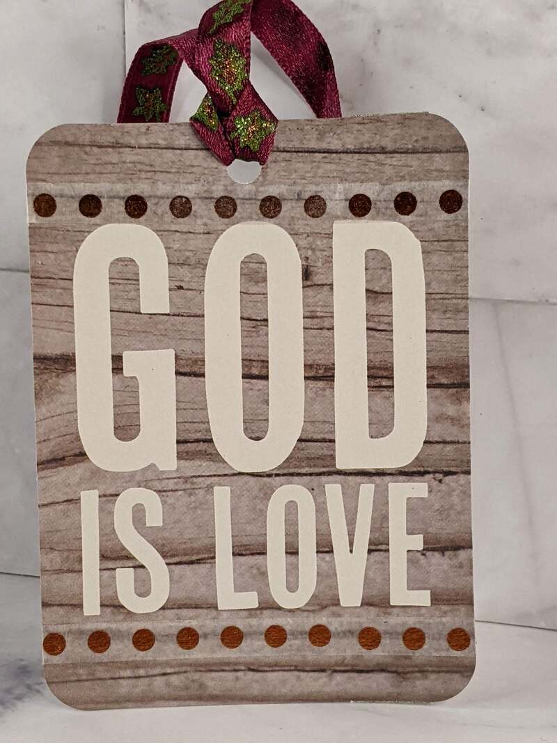 God Is Love Gift Tag