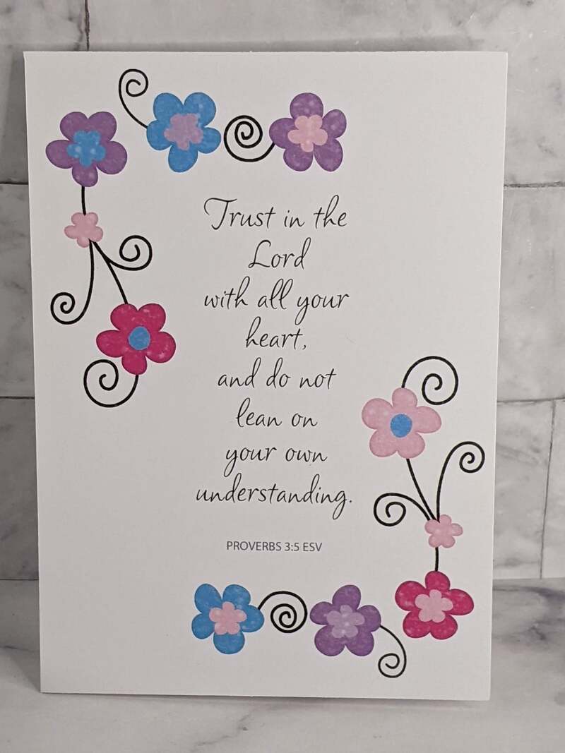 Trust in the Lord Card