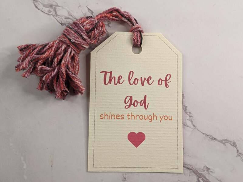 Love of God Gift Tag Bookmark