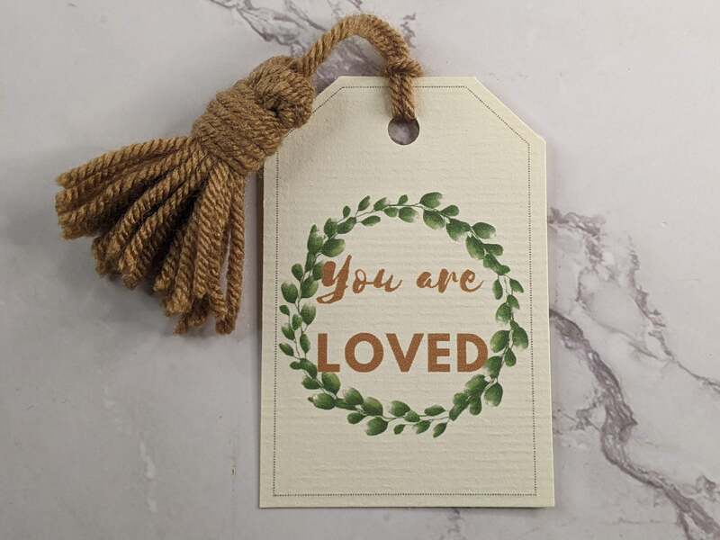 You Are Loved Gift Tag Bookmark