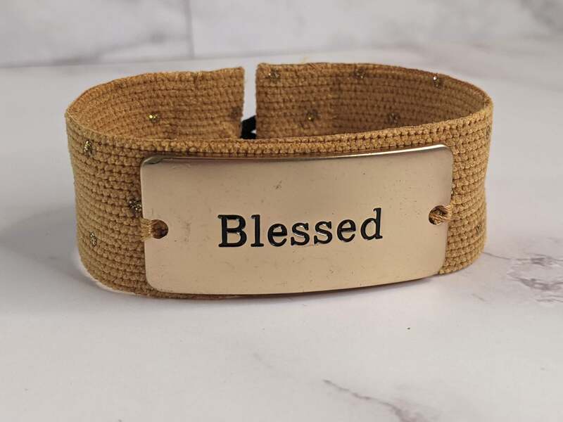 Blessed Corduroy Bracelet