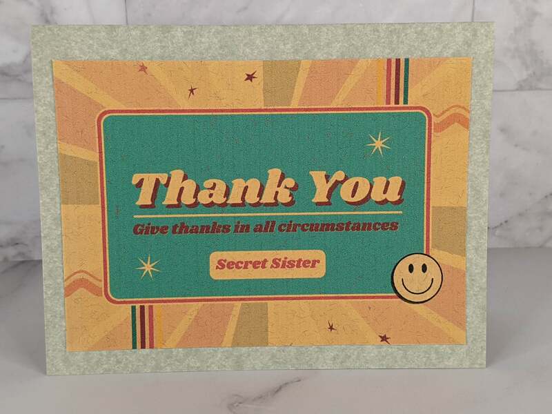 Thank You Secret Sister Card