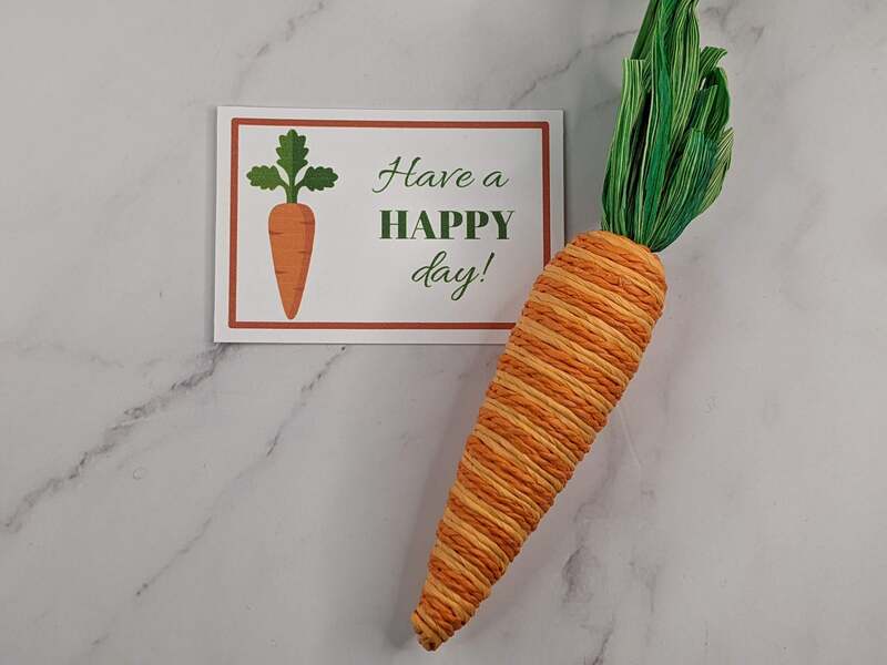 Happy Day Carrot Decoration