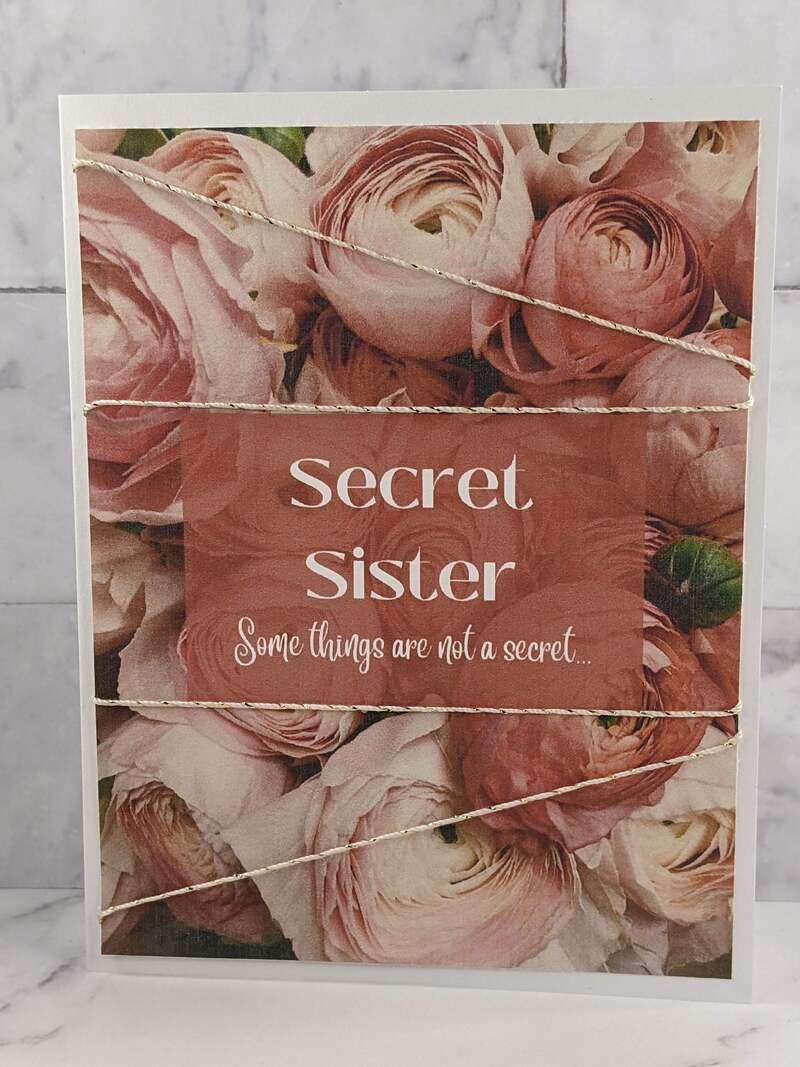 Feel Loved Secret Sister Card