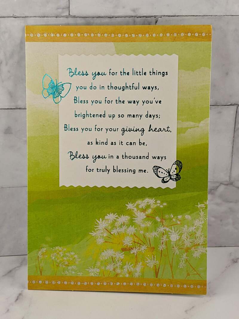 Bless You, Thank You Card