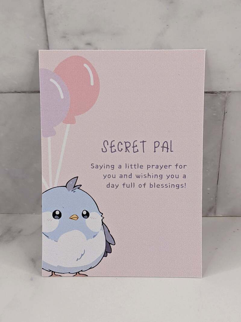 Secret Pal Pocket Card