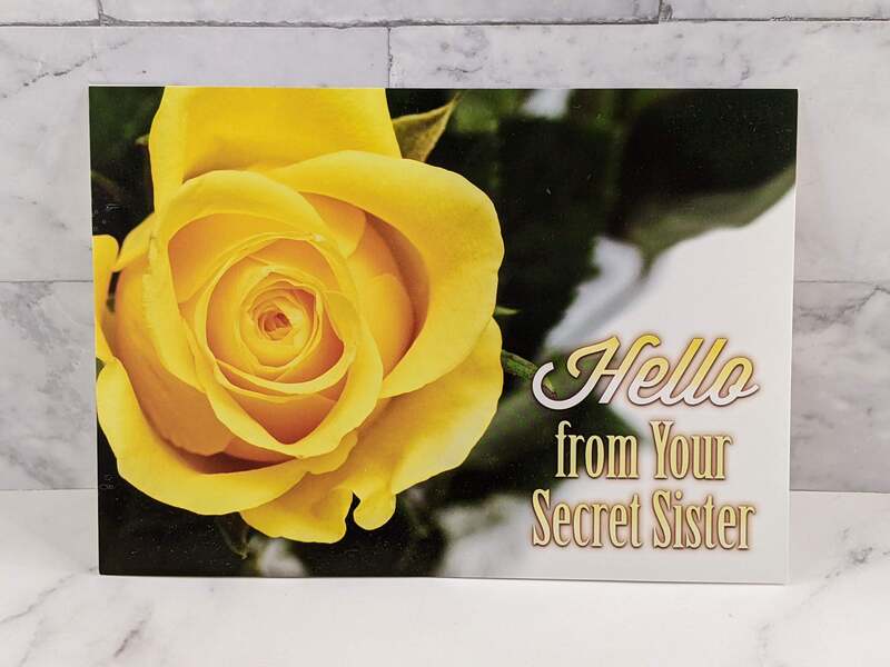 Hello Secret Sister Card