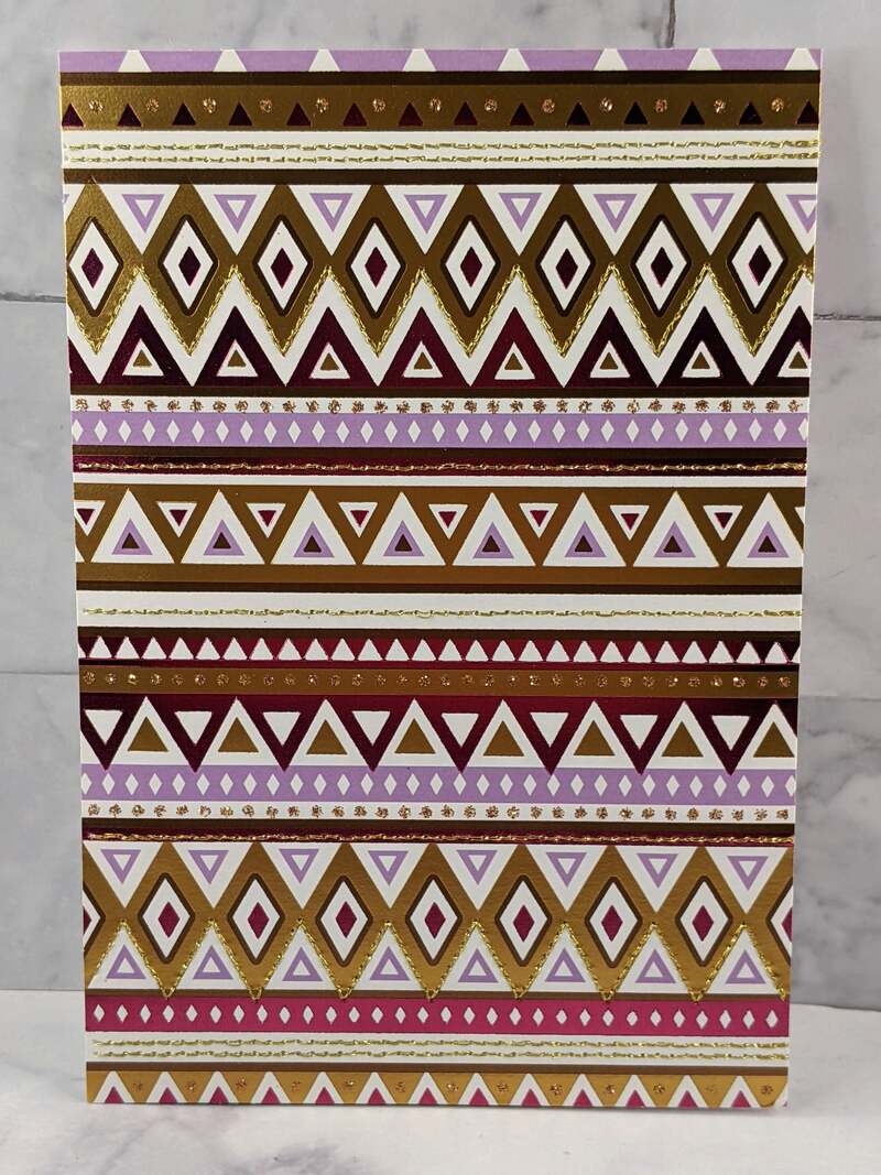 Patterned Blank Card