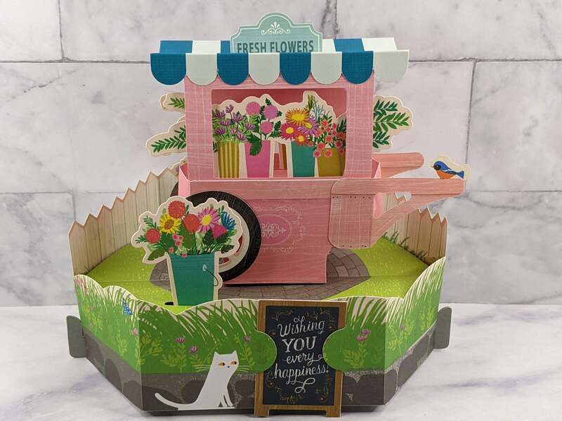 Happiness Flower Cart Pop-Up Decor
