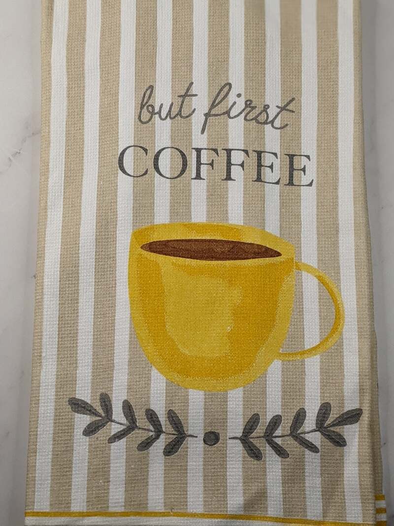 But First Coffee Towel