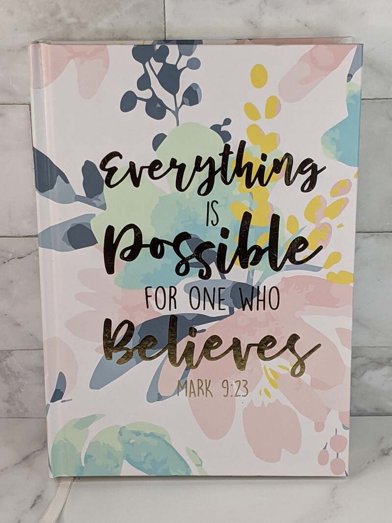 Everything Is Possible Floral Journal