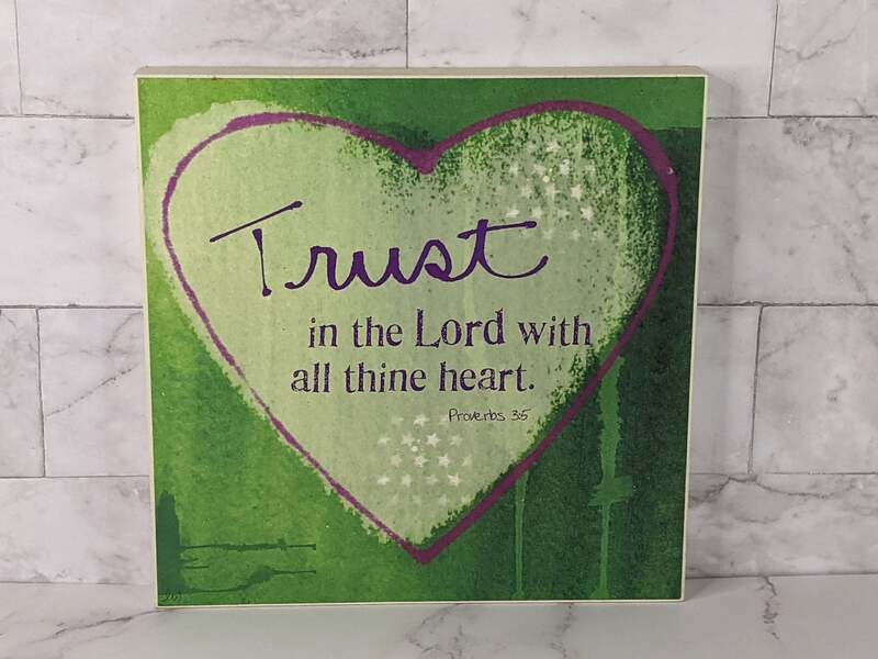Trust Heart Wall Art