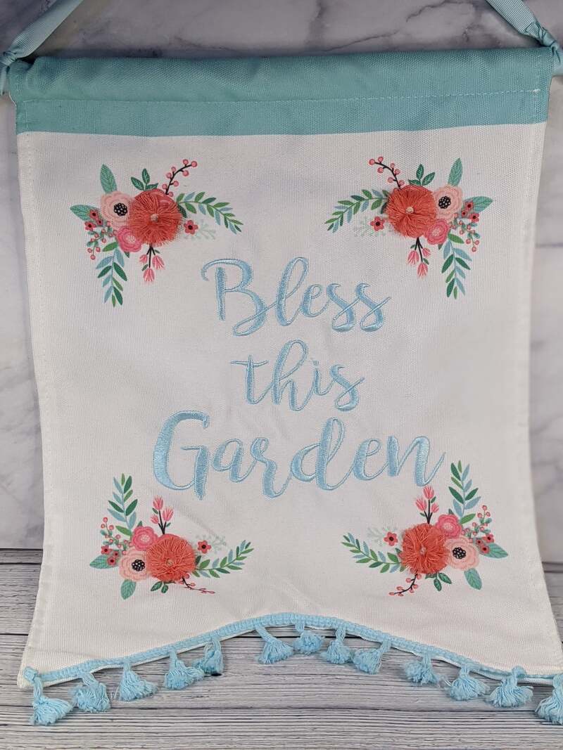 Bless This Garden Wall Hanging