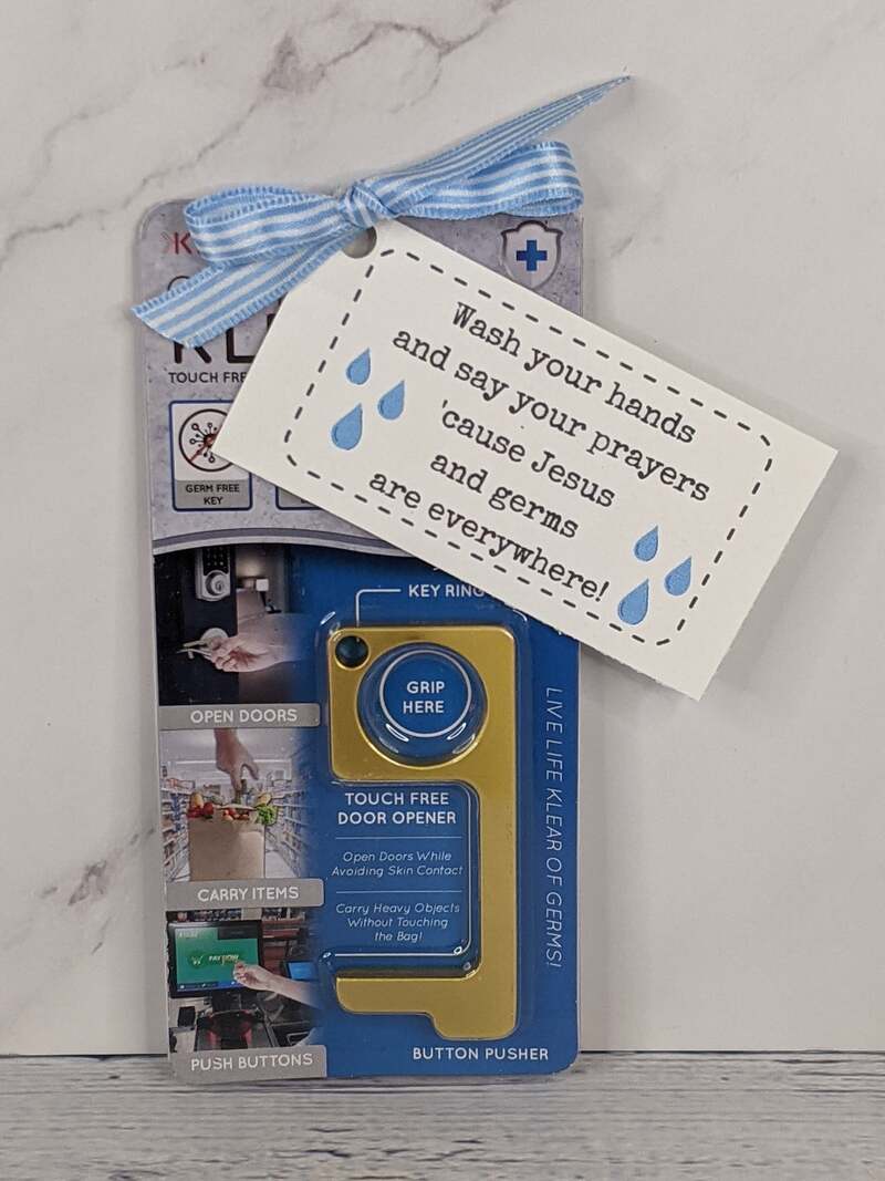 "Wash and Pray" Germ Free Key