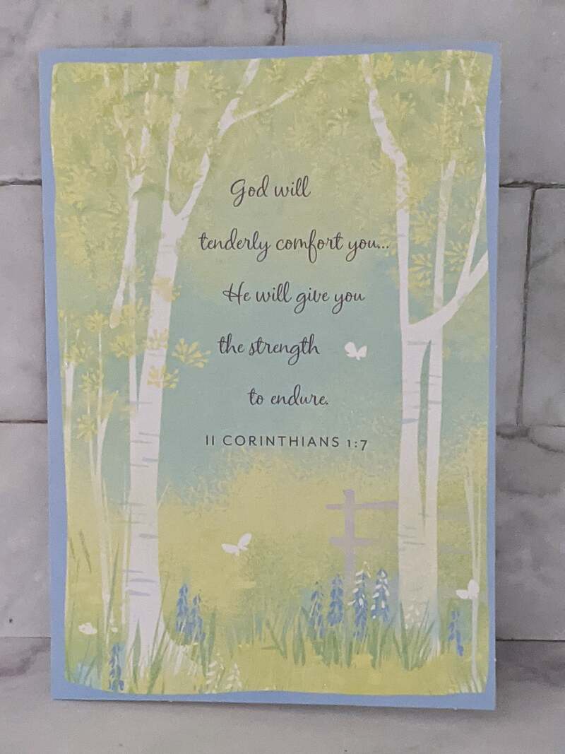 Tender Comfort Sympathy Greeting Card