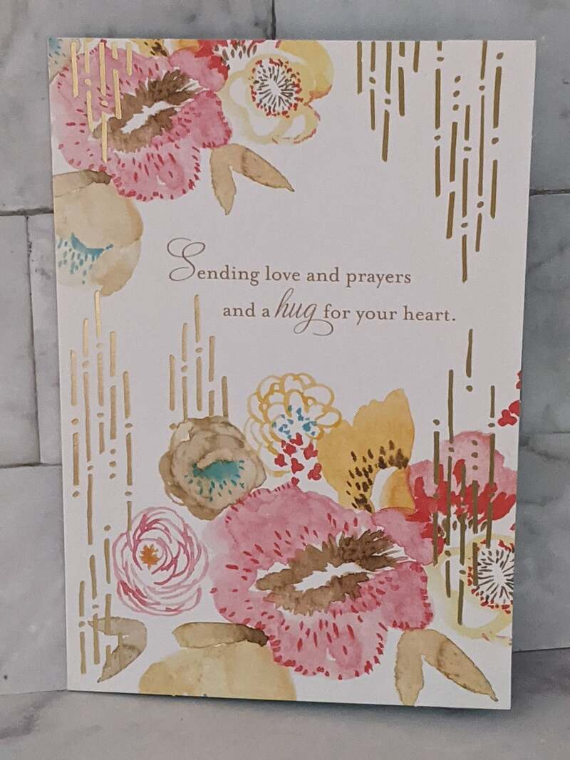 A Hug for Your Heart Encouragement Greeting Card