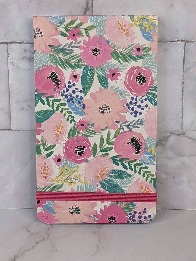 Floral Flip Notebook