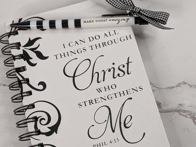 I Can Do All Things Through Christ Spiral Notebook