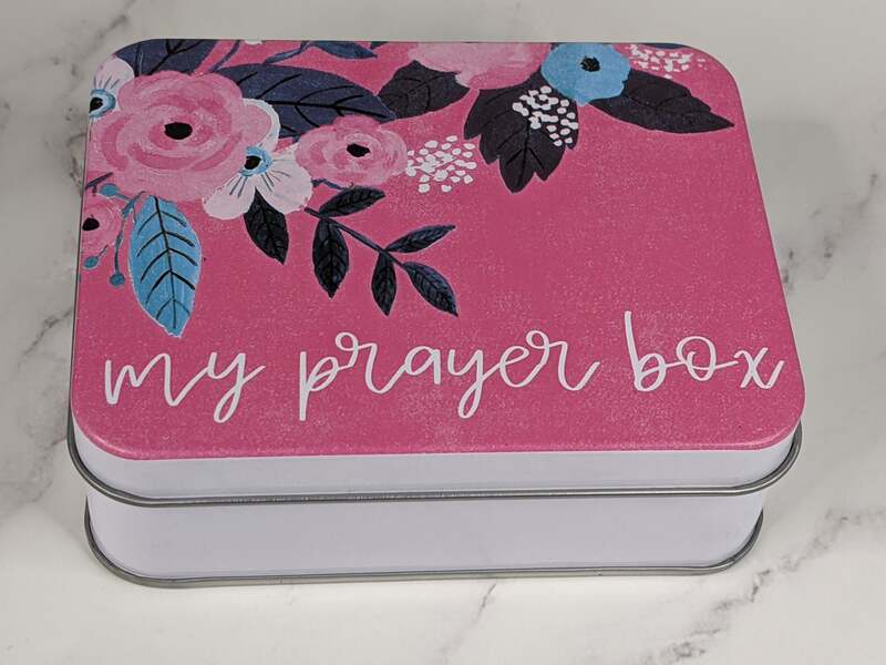 My Prayer Box Floral Tin
