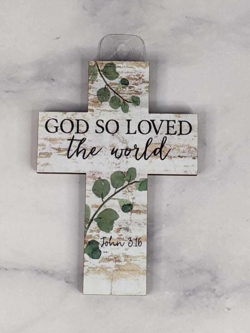 John 3:16 Cross Magnet
