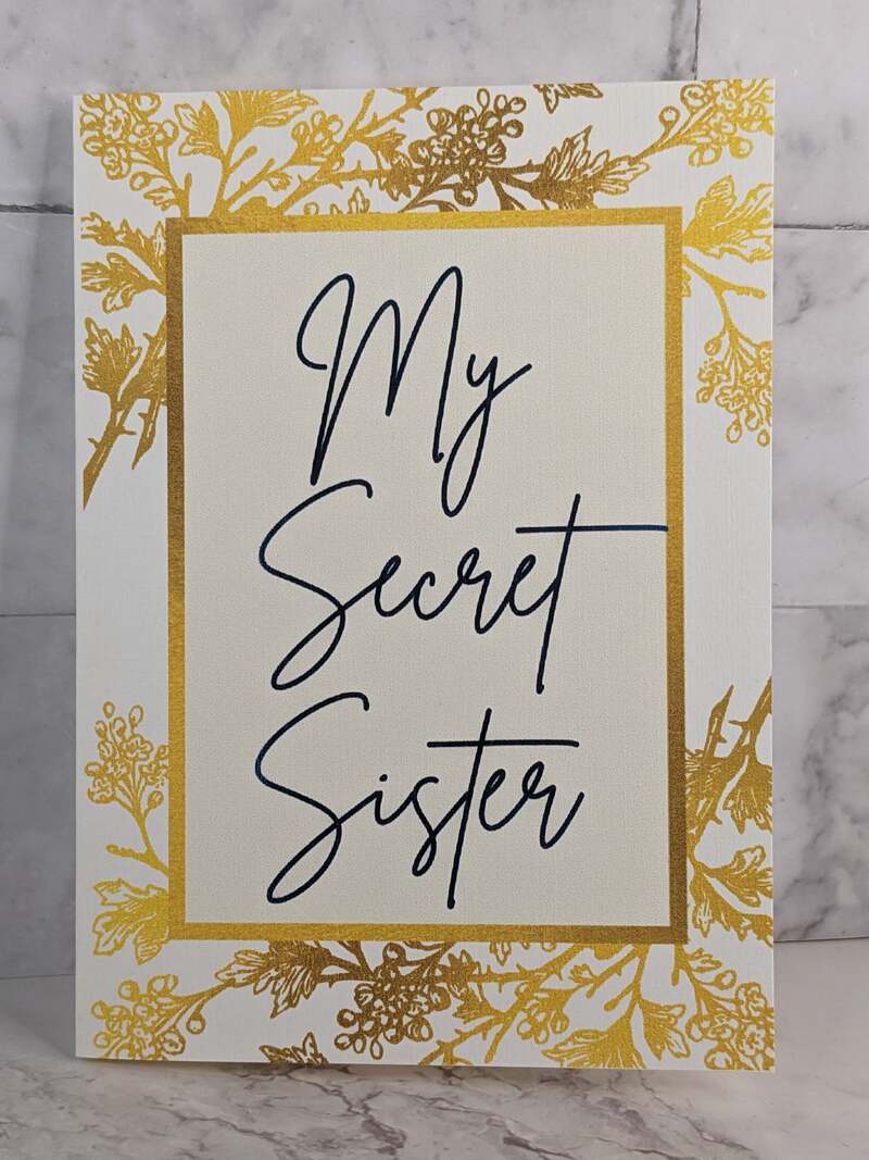 My Secret Sister Card