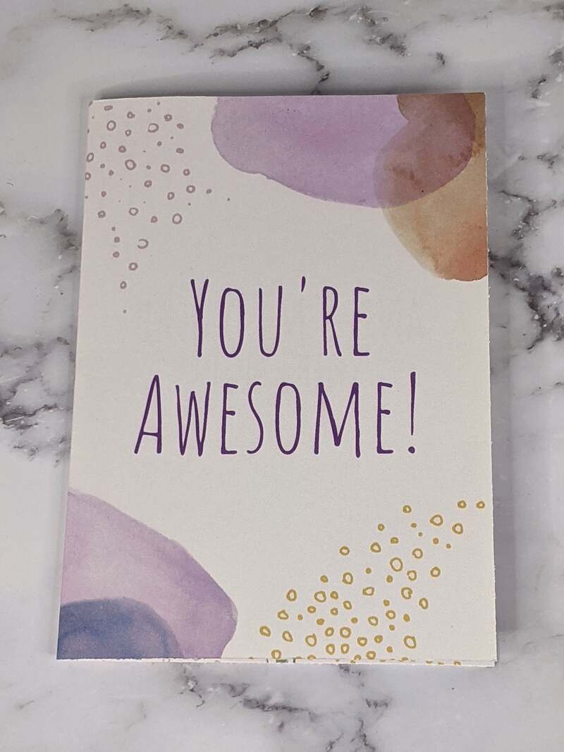You're Awesome Card