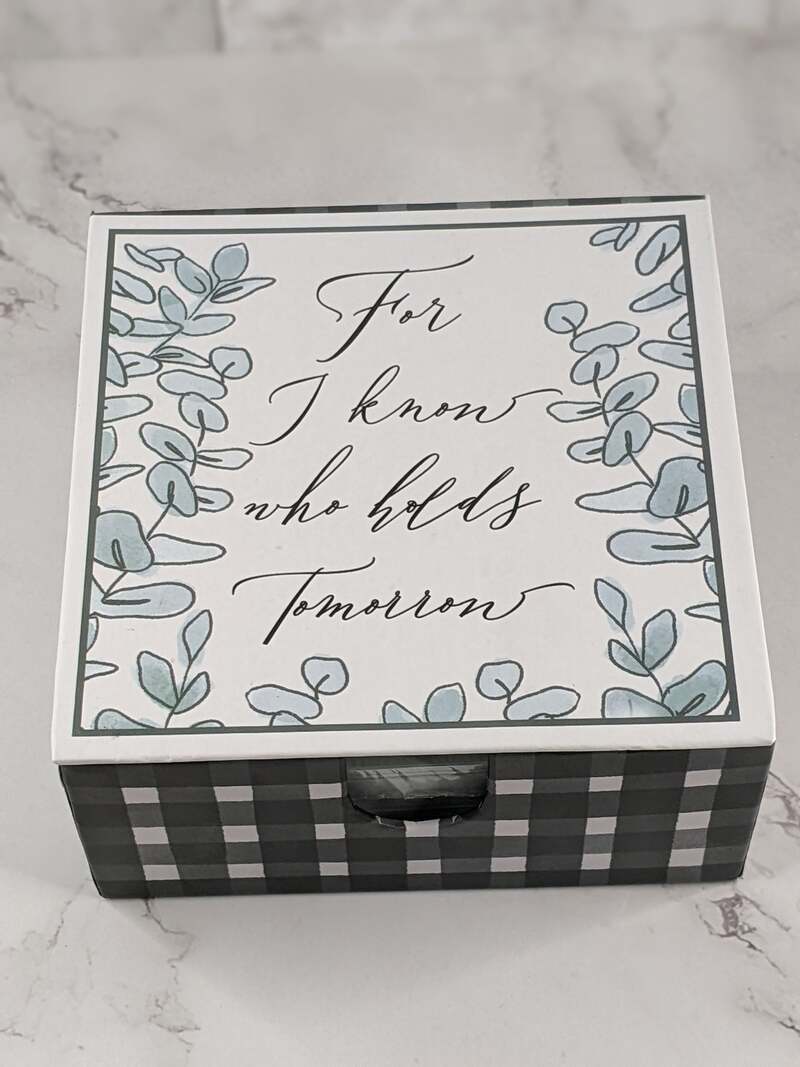 For I Know Who Holds Tomorrow Notepad Set